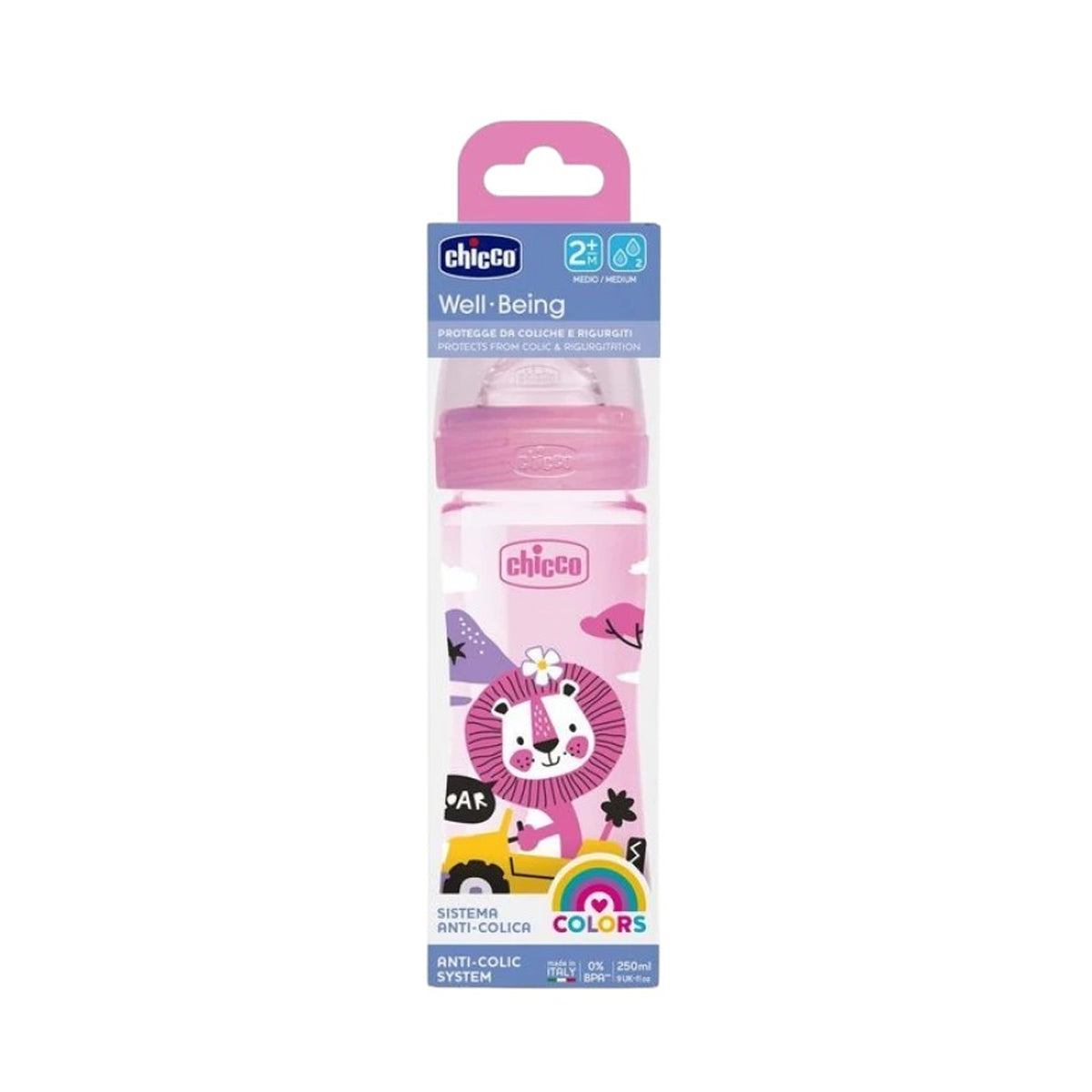 Chicco Well Being Polypropylene Bottle Medium 250Ml